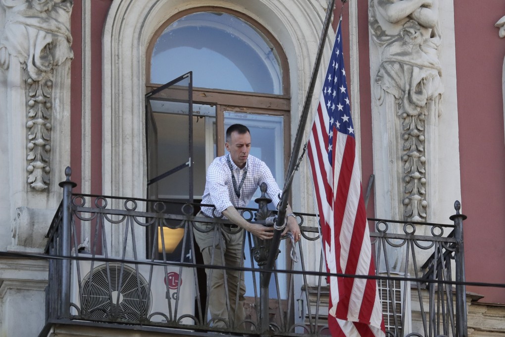 The US consulate in St Petersburg, Russia. File photo: AP