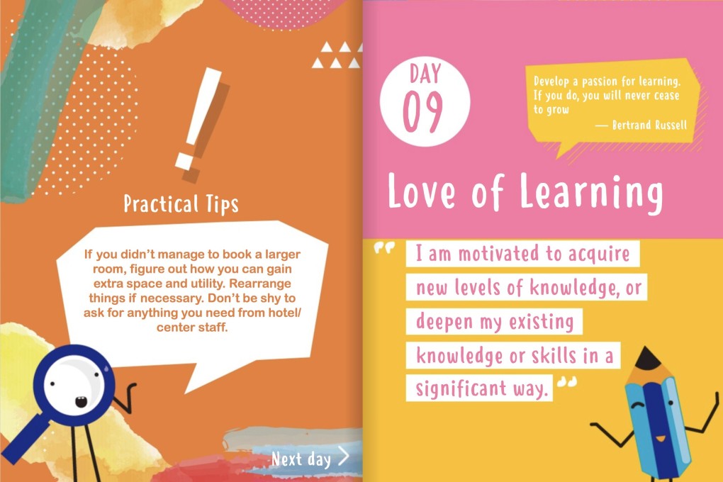 The new wellness guidebook includes a variety of suggestions for helping people get through quarantine. Photo: Handout