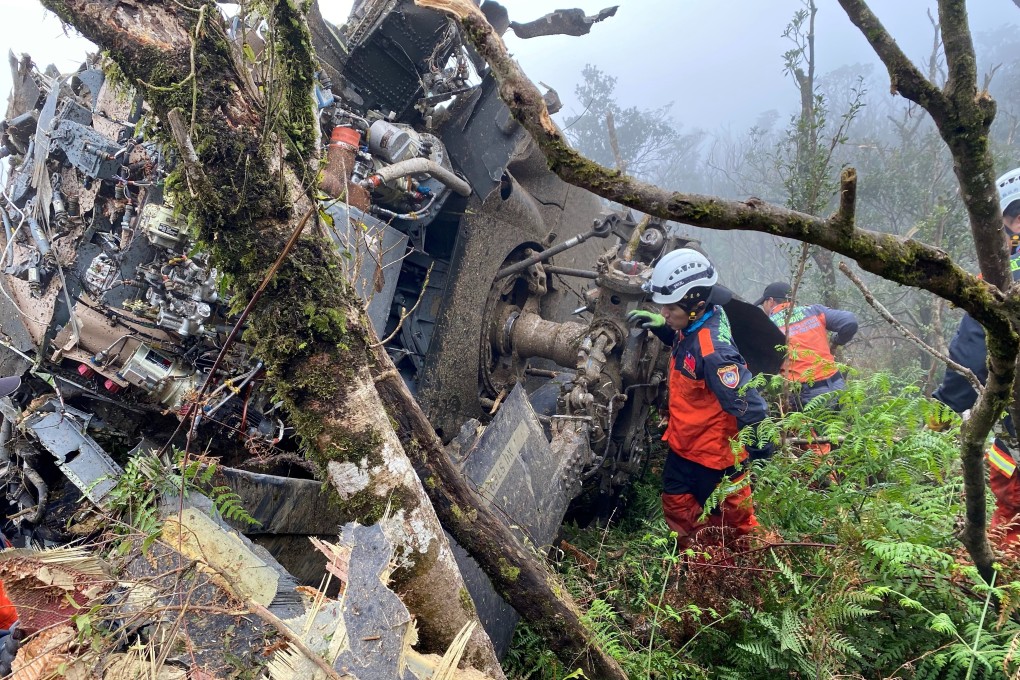 Eight people died when a Taiwanese military Black Hawk helicopter crashed on January 2. Photo: Reuters