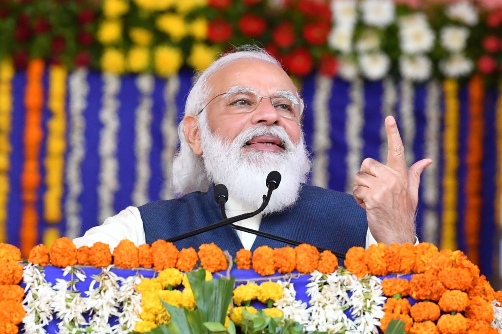 Indian Prime Minister Narendra Modi. Modi’s government has been quick to stifle any perfunctory voices of concern from outside India about rising Hindu nationalism. Photo: AFP