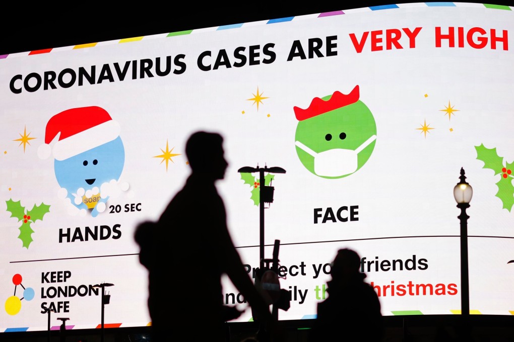 The new strain forced PM Boris Johnson into locking down much of England over the Christmas period. Photo: AFP