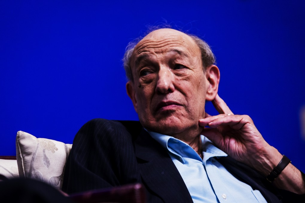 Ezra Vogel, long-time Harvard University professor, addresses a forum in Beijing in 2013. Photo: Getty Images