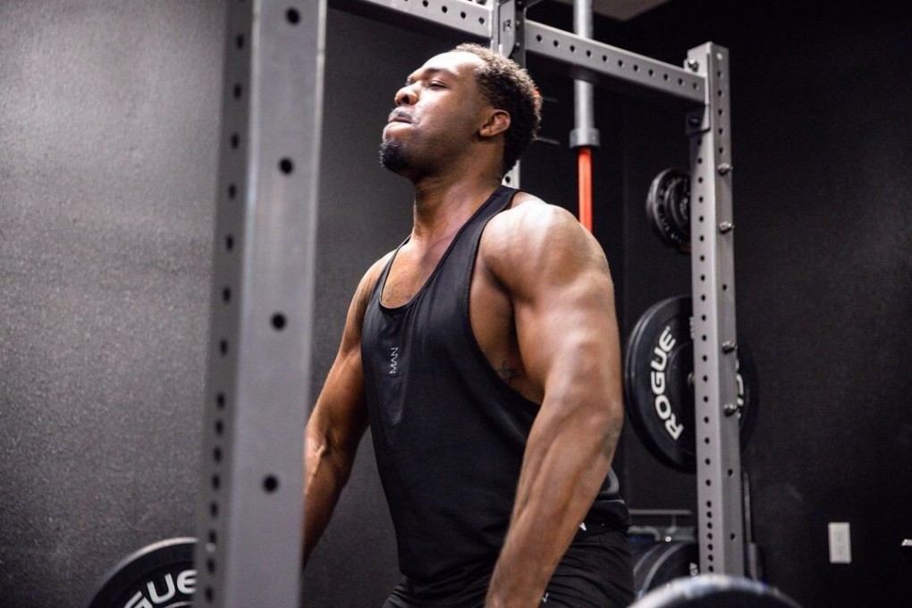 Jon Jones works out at the Jackson Wink MMA gym in Albuquerque. Photo: Instagram