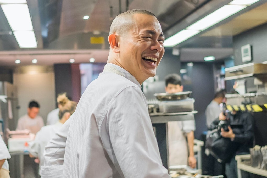 Chef André Chiang in a still from the Netflix documentary André & His Olive Tree.