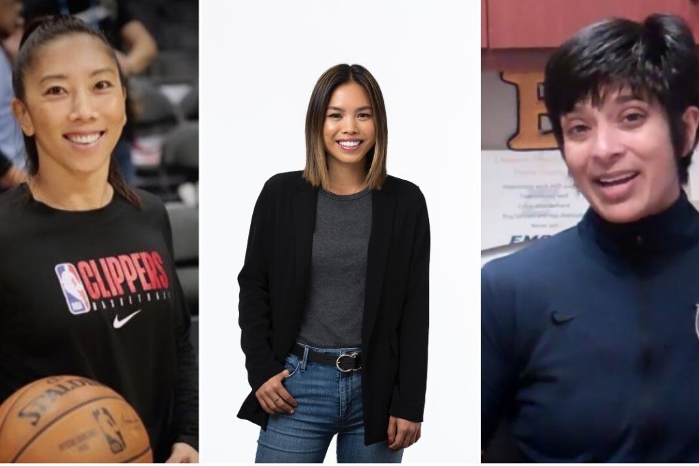 Natalie Nakase, Ilene Tsao and Christy Thomaskutty are among the Asian-American women ready to follow in Kim Ng’s footsteps. Photos: YouTube, Twitter, Handout