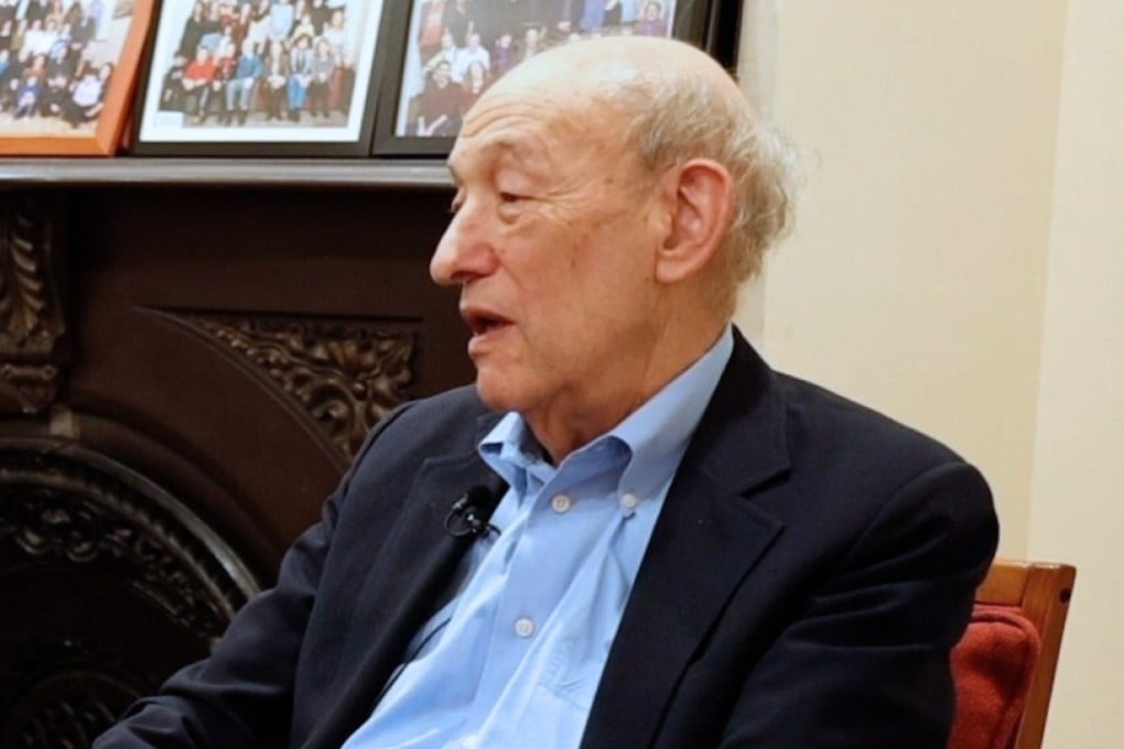 Ezra Vogel, speaks in an interview at Harvard University on October 8, 2019. Photo: Xinhua