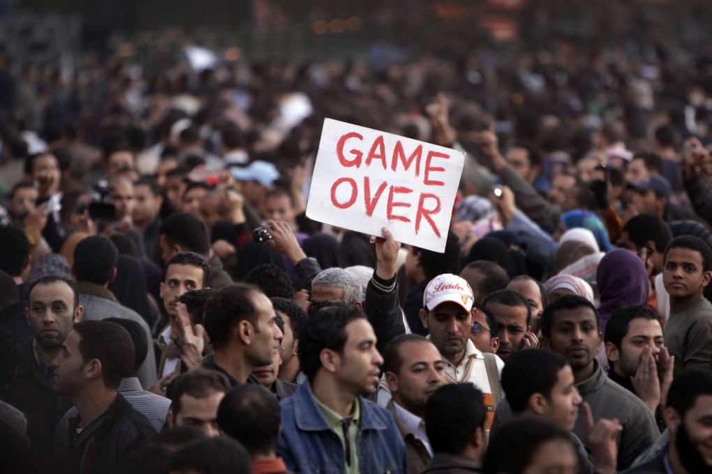 Anti-government protesters gather in Tahrir Square in the Egyptian capital of Cairo on January 29, 2011. In 2010, an uprising in Tunisia opened the way for a wave of popular revolts against authoritarian rulers across the Middle East known as the Arab spring. For a brief window as leaders fell, it seemed the move towards greater democracy was irreversible. Instead, the region saw its most destructive decade of the modern era. Syria, Yemen, Libya and Iraq have been torn apart by wars, displacement and humanitarian crisis. Photo: AP