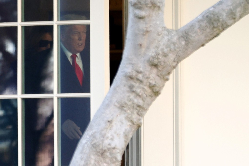 US President Donald Trump and first lady Melania Trump depart for holiday travel to Florida. Photo: Reuters