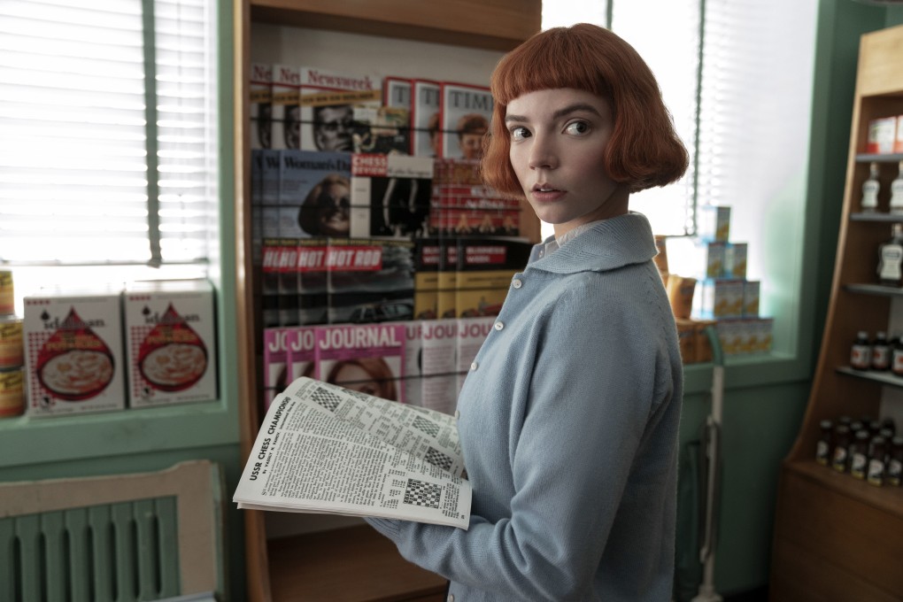 Anya Taylor-Joy in a scene from the Netflix series The Queen’s Gambit. Netflix remained the top streaming platform in 2020. Photo: AP