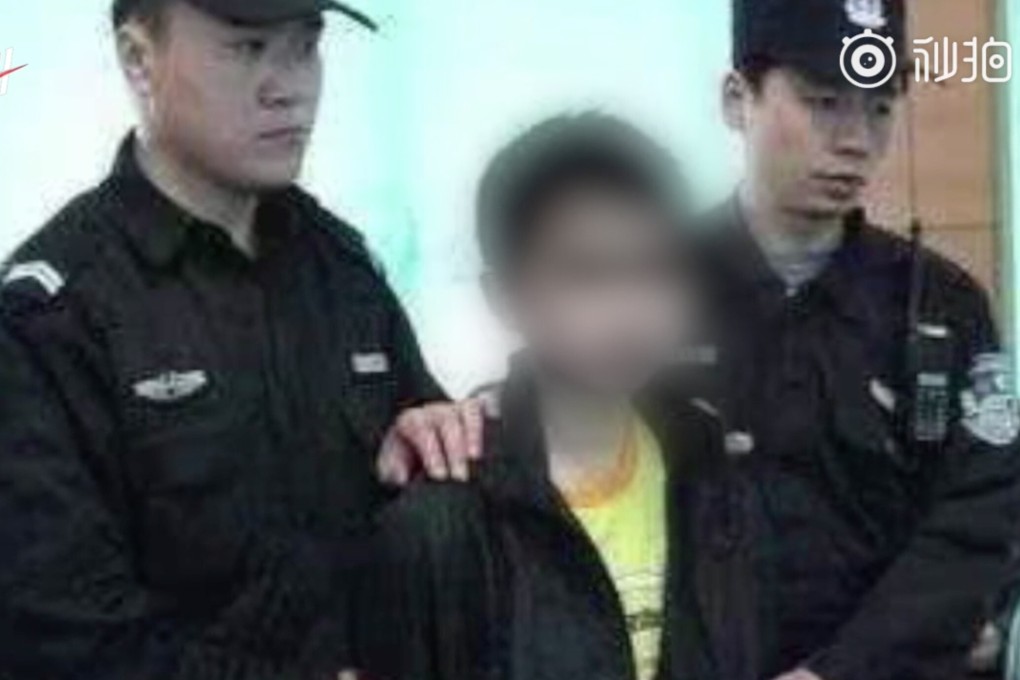 A 12-year-old boy from central China who stabbed his mother to death after a dispute at the family home in December 2018. China is proposing to toughen powers to prosecute children who leave their victims seriously injured. Photo: Miaopai.com