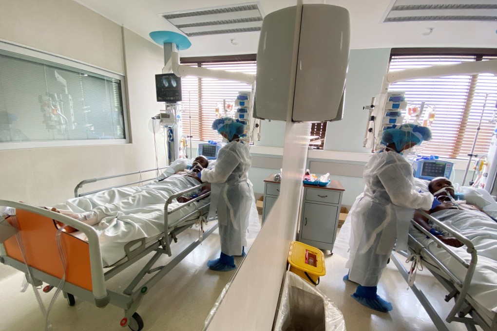 Hospitals in many parts of South Africa are extremely stretched as the country battles a new Covid-19 variant. Photo: Reuters