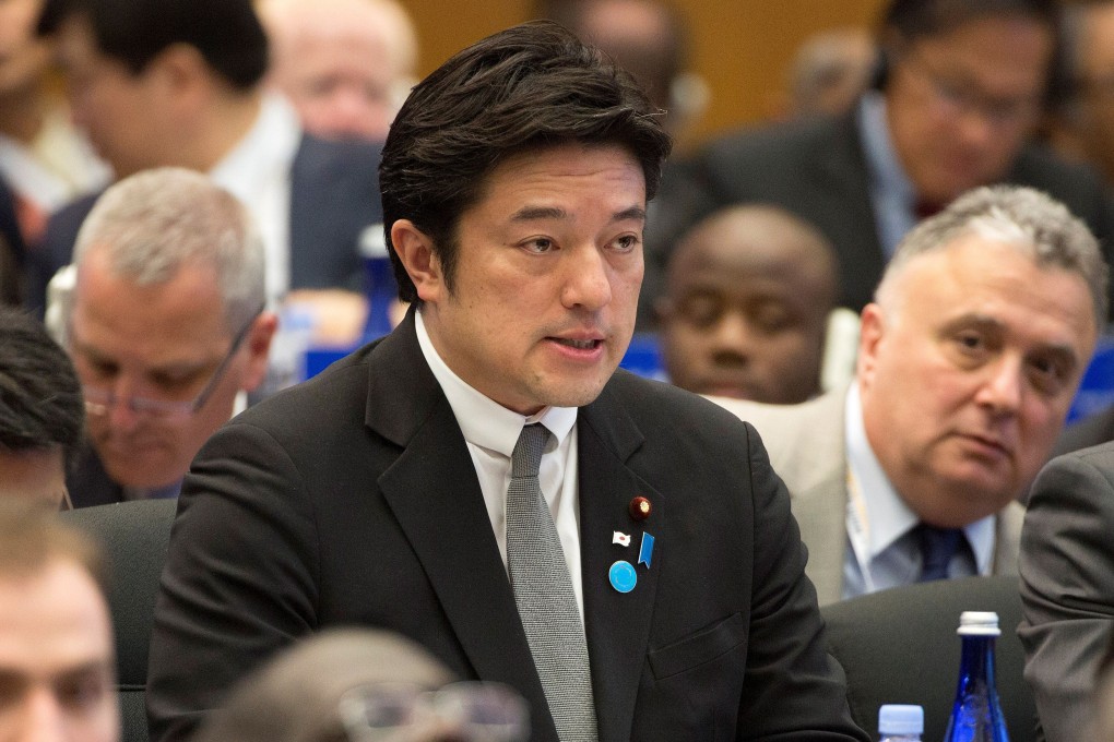 Japan’s deputy defence minister Yasuhide Nakayama. Photo: Reuters