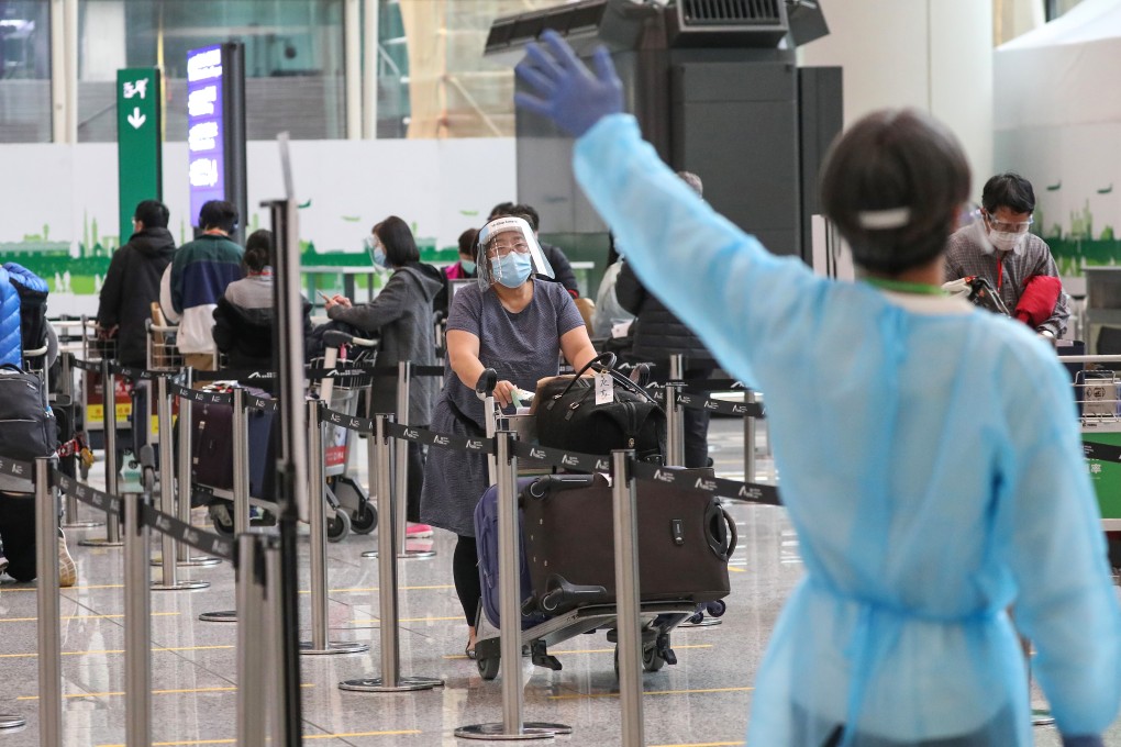 Inbound travellers are screened for the virus upon arrival at the airport. Photo: Nora Tam