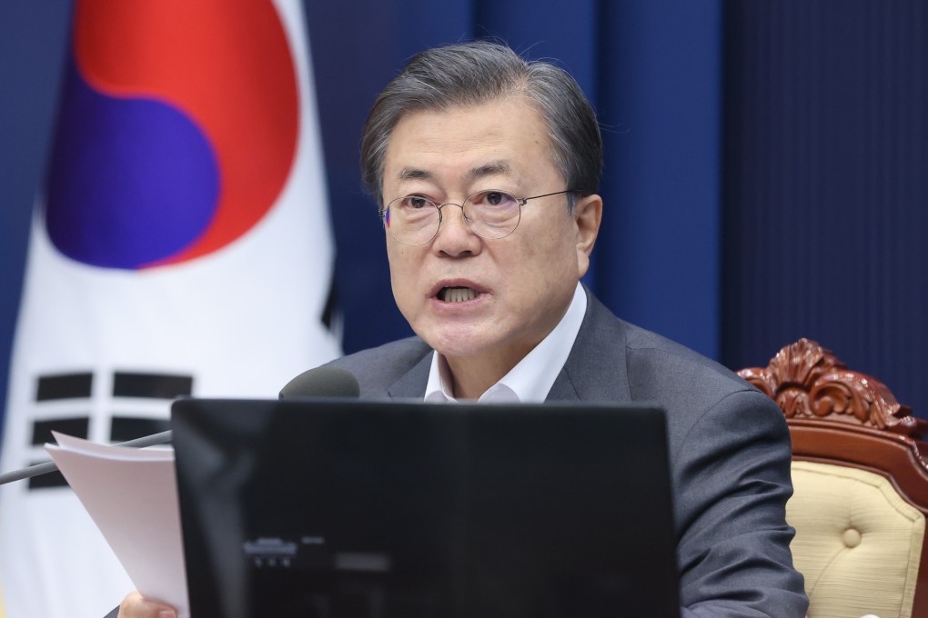 South Korean President Moon Jae-in. Photo: YNA/dpa
