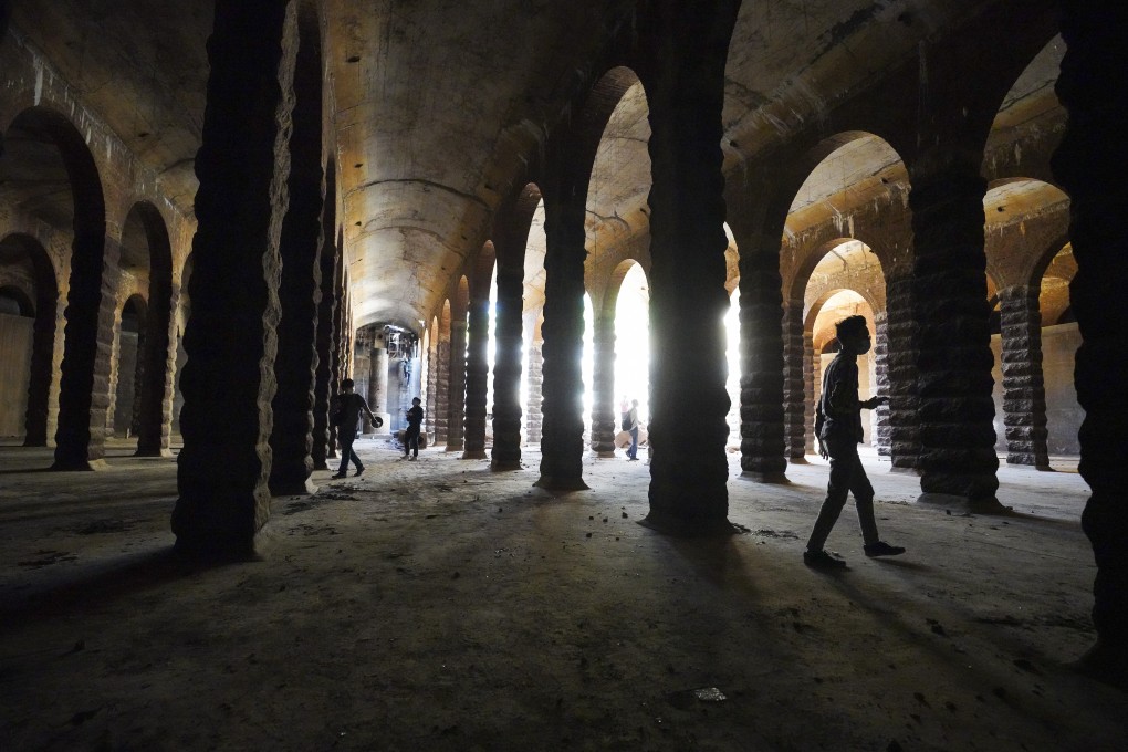 The balance tank, featuring a series of arches built of granite and red bricks, could be one of the earliest public works of the New Kowloon area, following the lease of the New Territories to Britain in 1898. Photo: Winson Wong