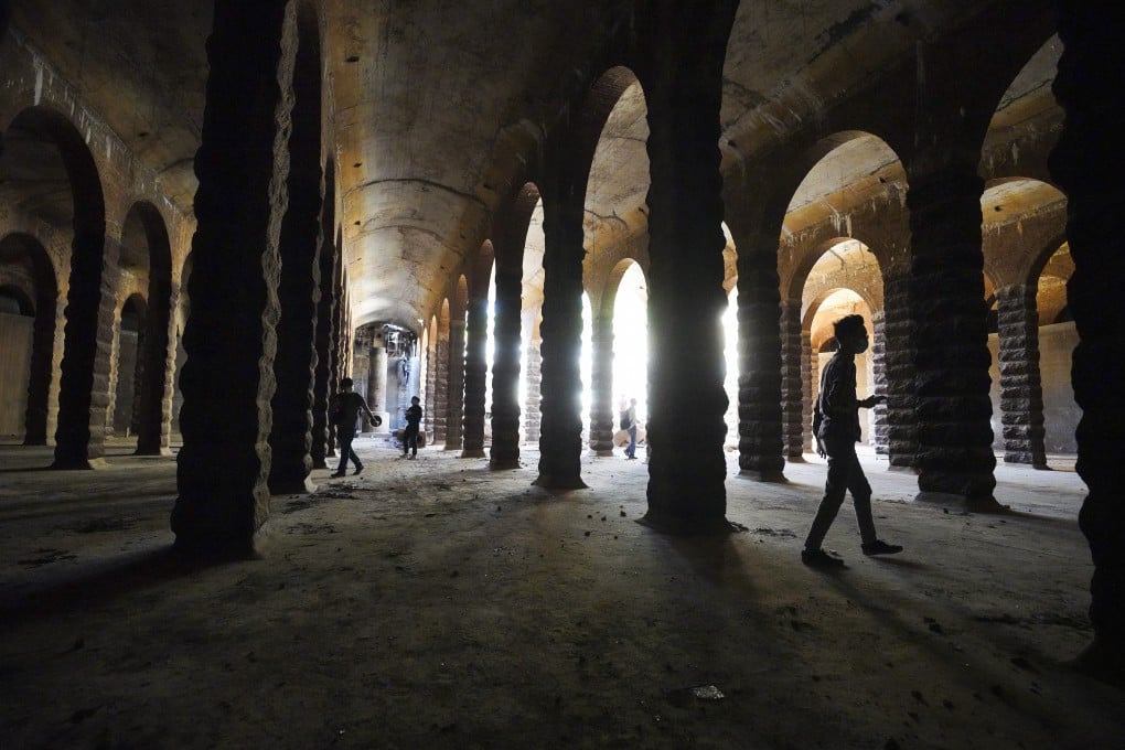 The balance tank, featuring a series of arches built of granite and red bricks, could be one of the earliest public works of the New Kowloon area, following the lease of the New Territories to Britain in 1898. Photo: Winson Wong