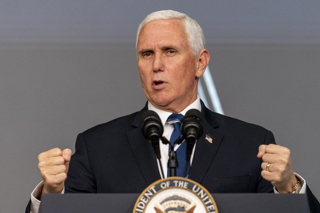 Vice-President Mike Pence speaks at an event at the White House on December 18. Photo: AP