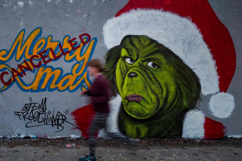 A mural painting in Berlin, Germany sums up 2020. It’s been a year since the WHO first learned of the new virus spreading in China. Photo: AFP