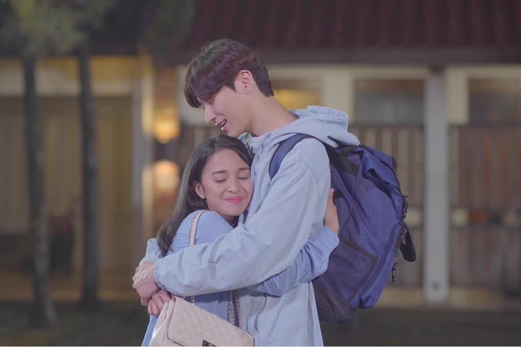 A scene from K-drama series Love Distance, produced by Seoul-based content producer Blend Company, which charts the romantic encounters between young Indonesians and Koreans working at the same cafe. Photo: YouTube