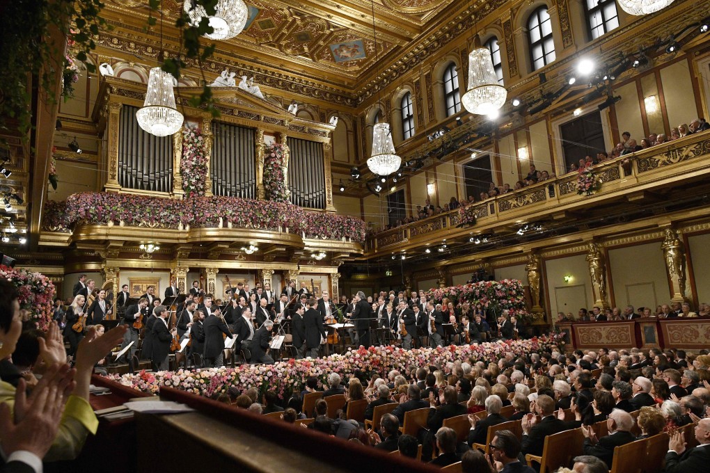 The Vienna Philharmonic Orchestra performs during the traditional New Year’s concert in Vienna, Austria, in 2018. This year it will be playing to an empty hall because of Covid-19 restrictions. Photo: AFP