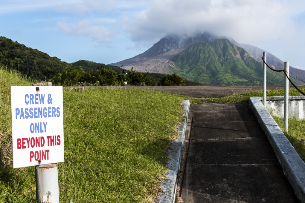 Soufriere Hills Volcano on Montserrat, Lesser Antilles in the Caribbean. Photo: Tim Pile