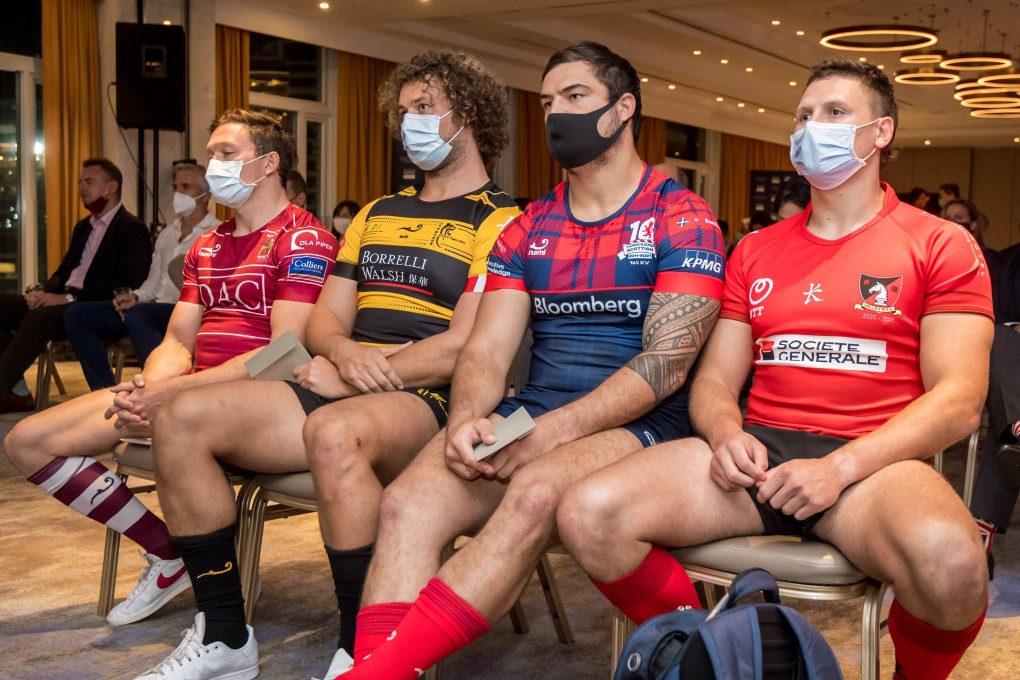 The Hong Kong men’s Premiership 2020-21 season launch at Hong Kong Football Club in November. Rugby, like all sport, is still playing the waiting game. Photo: Ike Images
