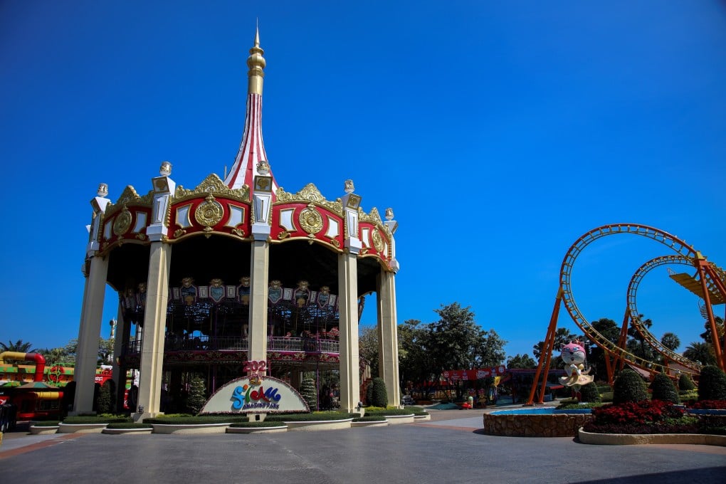 A closed amusement park in Bangkok, Thailand. Photo: Reuters