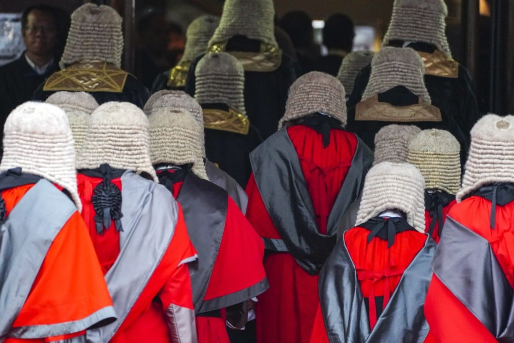 The opening ceremony of the new legal cycle in Hong Kong last year. Photo: Robert Ng