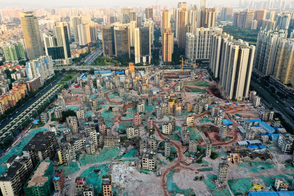 A bird’s-eye view of Xiancun, or Xian village, an urban village in the Guangdong provincial capital of Guangzhou city on November 19, 2019. Photo: Imaginechina