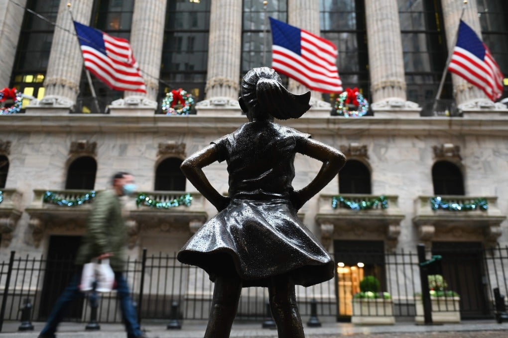 The New York Stock Exchange plans to delist three of China’s biggest telecommunications companies as soon as January 7 to comply with a US order restricting ownership of companies with ties to China’s military. Photo: AFP