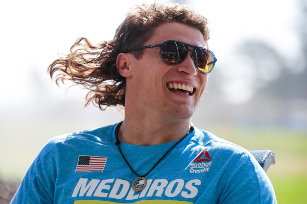 How cool would it be to see Justin Medeiros and his extraordinary mullet in the Olympics? Photo: Duke Loren/CrossFit Games