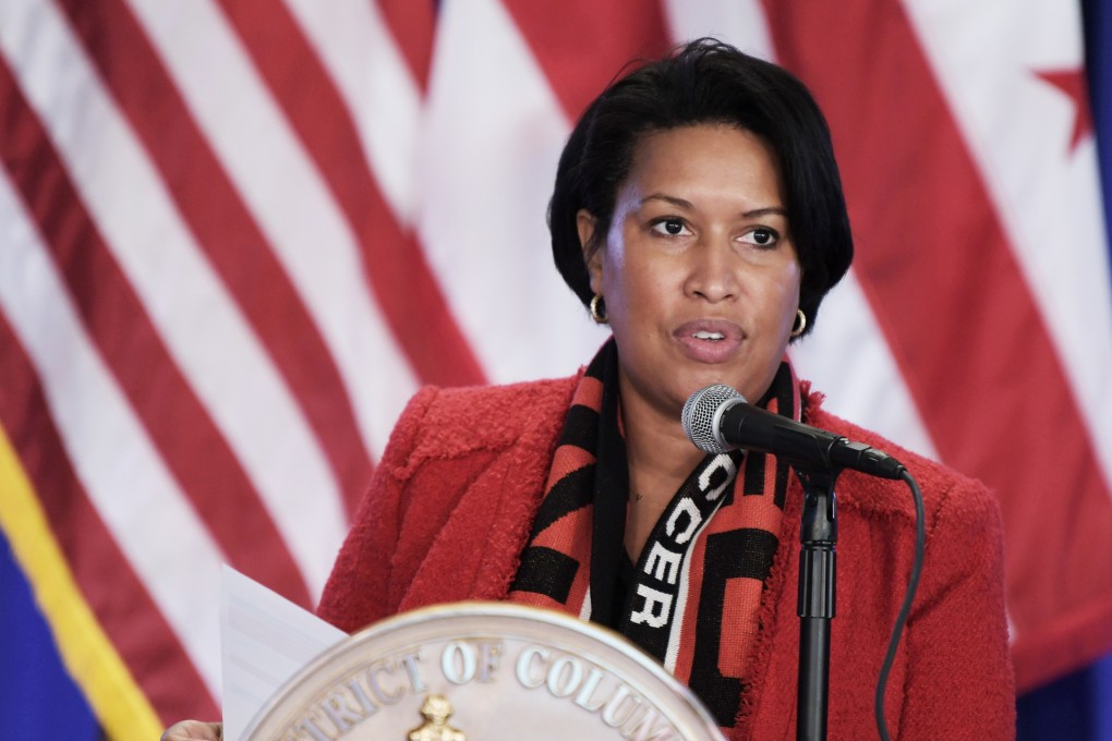 Mayor of District of Columbia Muriel Bowser speaks during a press conference in Washington in December. Photo: DPA