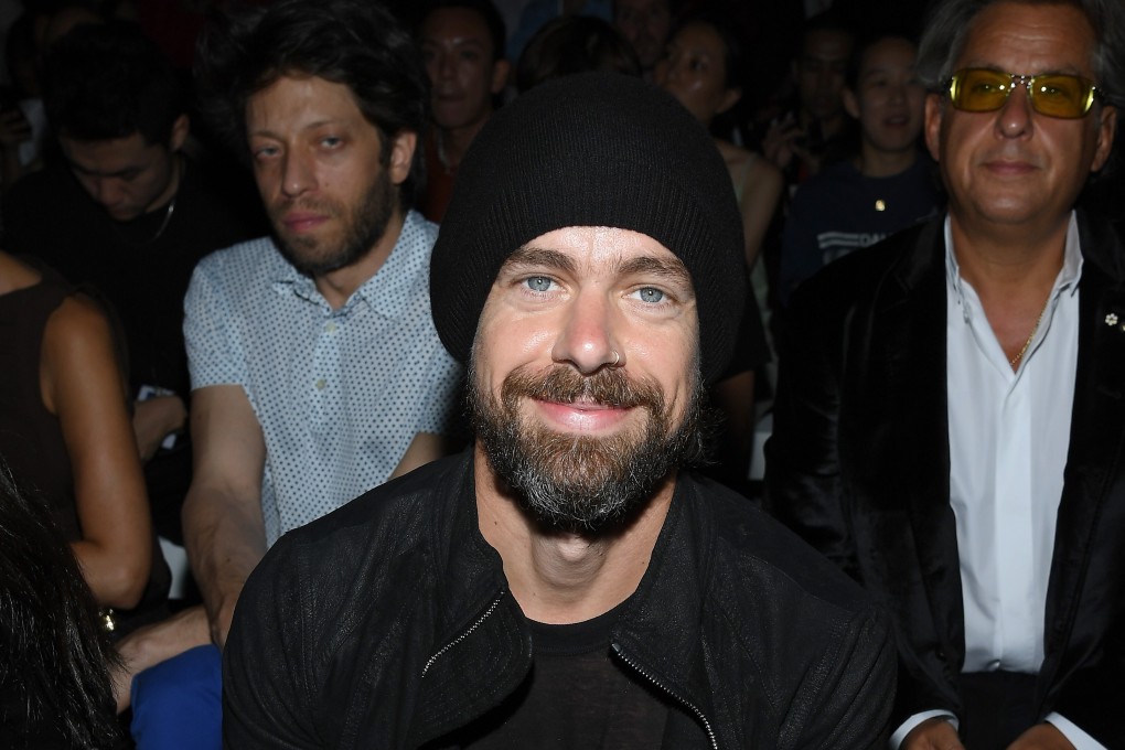 Twitter co-founder and CEO Jack Dorsey at Paris Fashion Week on June 23, 2019. His style has been described as “broadcasting casual ‘geek’ cred, but with a premium twist”. Photo: Getty Images