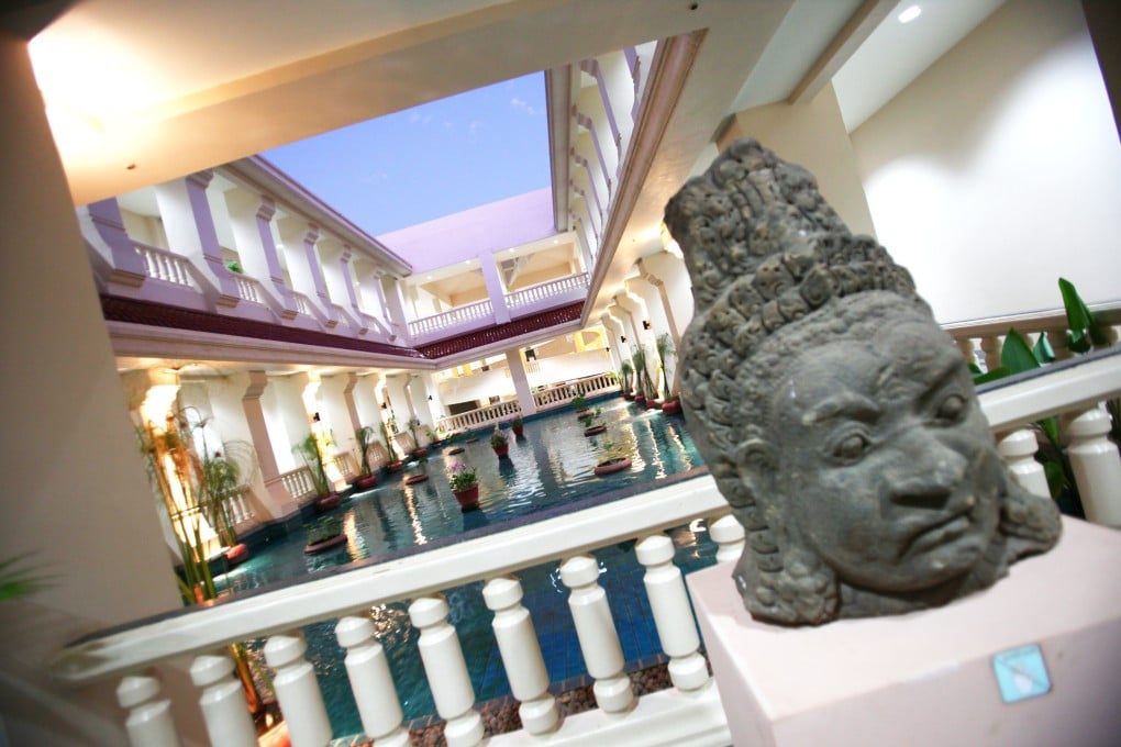 Inside the Angkor National Museum in the city of Siem Reap, Cambodia. The wider Siem Reap province has long been reliant on its history for tourism, but a large-scale infrastructure development plan aims to change that. Photo: Getty Images