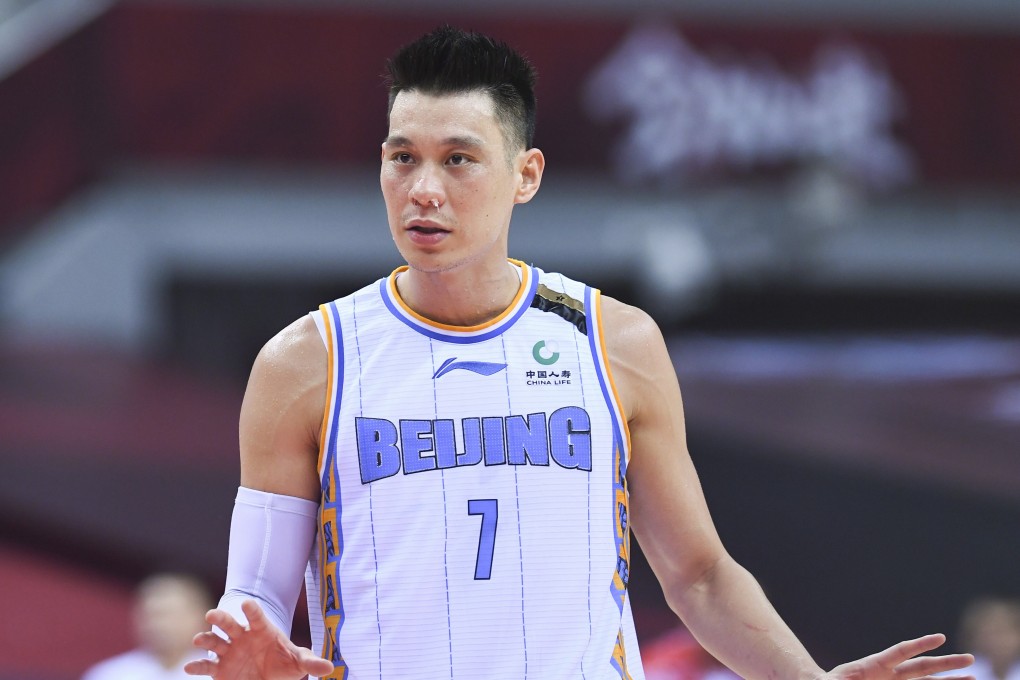 Jeremy Lin in action for the Beijing Ducks against the Guangdong Southern Tigers in the 2019-20 Chinese Basketball Association play-offs. Photo: Xinhua