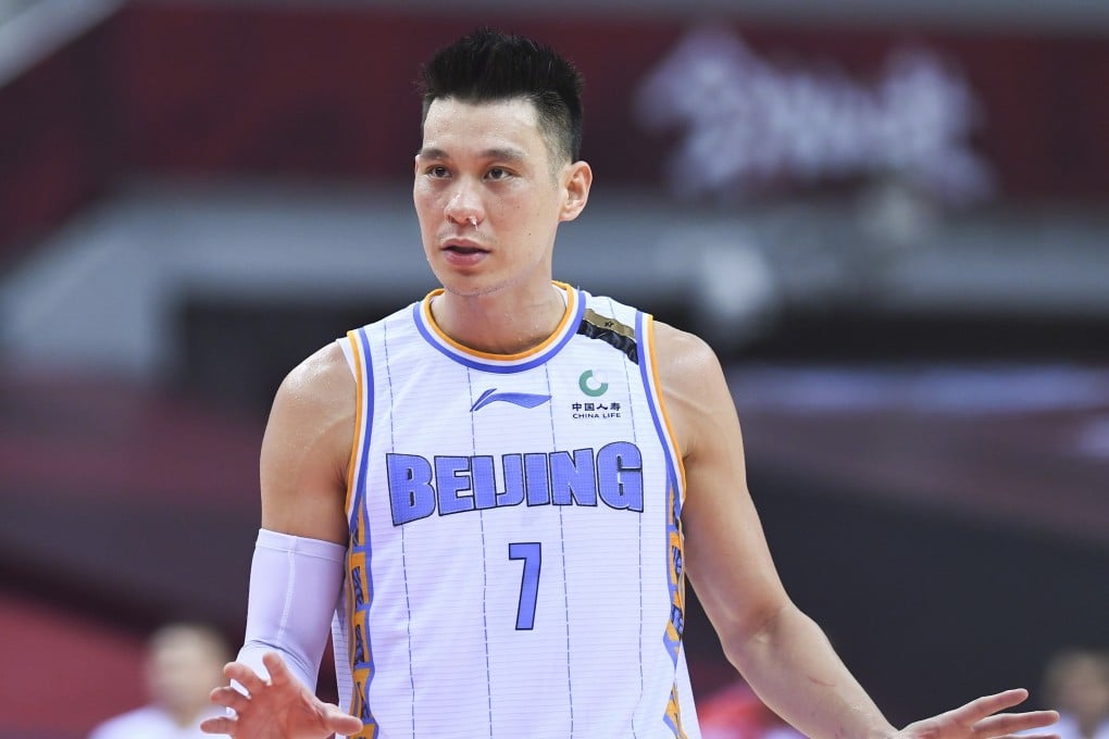 Jeremy Lin in action for the Beijing Ducks against the Guangdong Southern Tigers in the 2019-20 Chinese Basketball Association play-offs. Photo: Xinhua