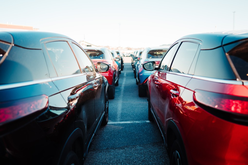 New cars manufactured by Xpeng motors arrived in Norway. Photo: Xpeng