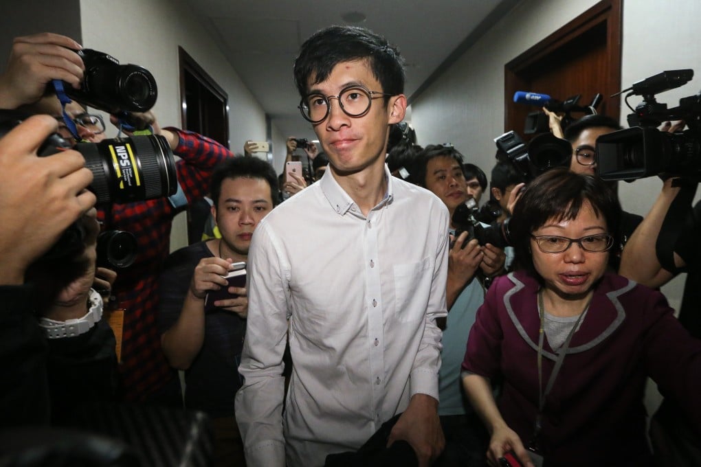 Sixtus Baggio Leung attends a Legislative Council meeting in 2016. Photo: Sam Tsang