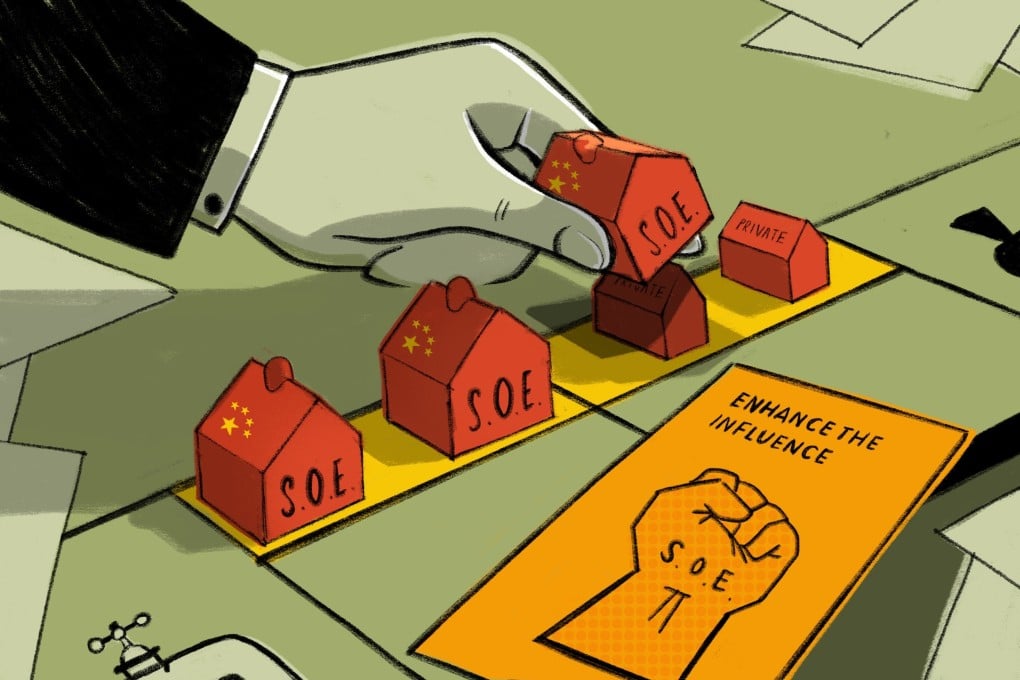 The need to restructure the monopolies enjoyed by state enterprises in certain sectors has been a subject of the ongoing debate on China’s transition toward a more market-oriented economy. Illustration: Sierra Chiao