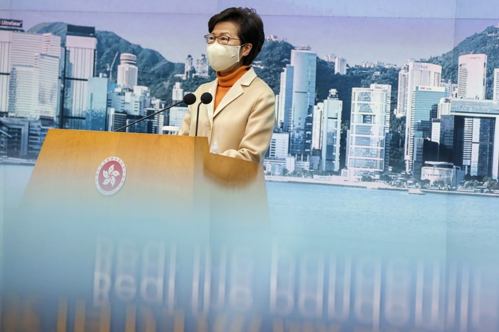 Carrie Lam on Tuesday said more manpower would be put into contact tracing. Photo: Nora Tam