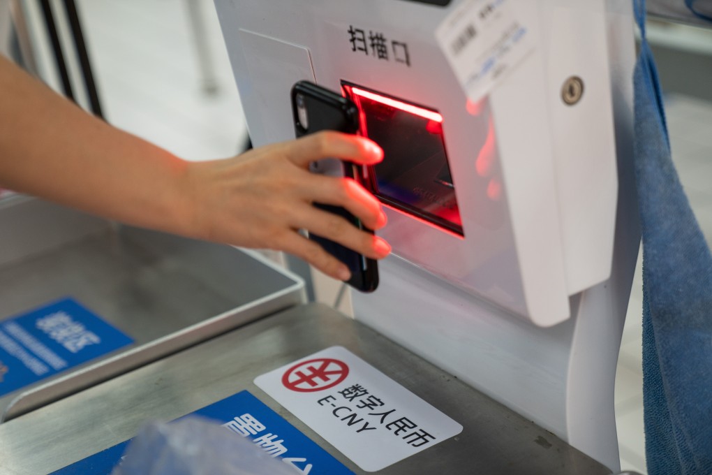 The People’s Bank of China is bringing its digital-currency lottery back to Shenzhen this week, with US$3.1 million worth of e-yuan to be spread out among 100,000 winners. Photo: Bloomberg