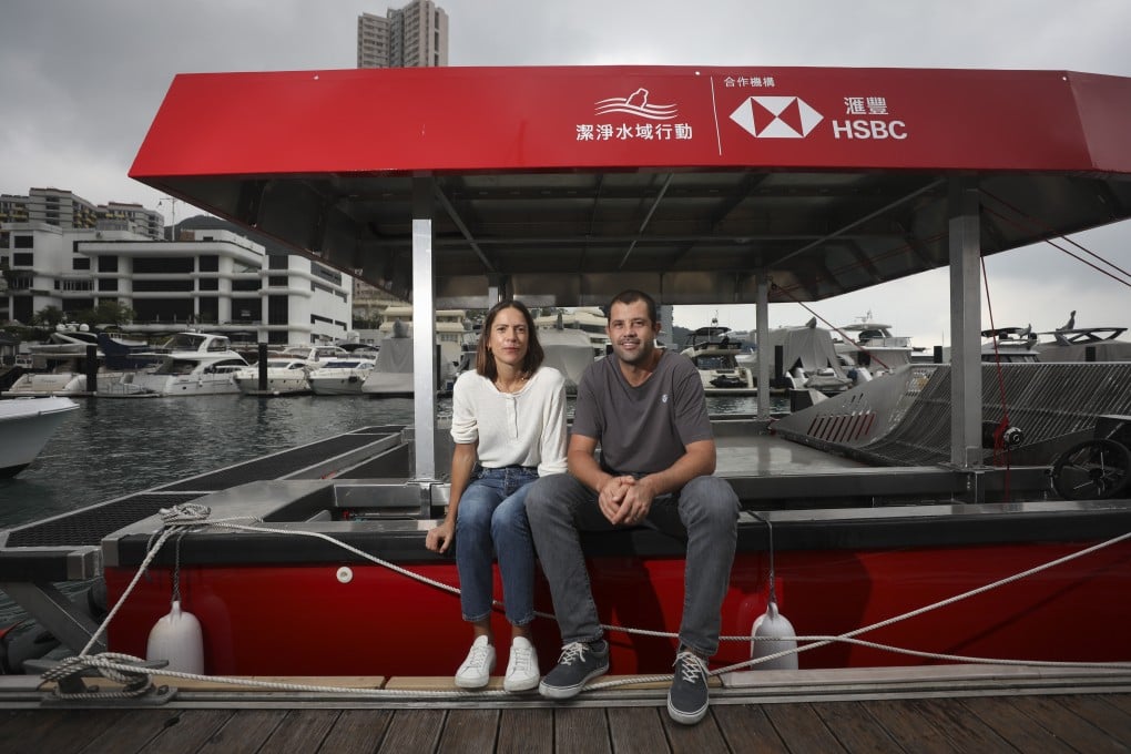 Ellen Ogren and Angus Harris, founders of the Clean Waterways Initiative. Photo: SCMP / Xiaomei Chen