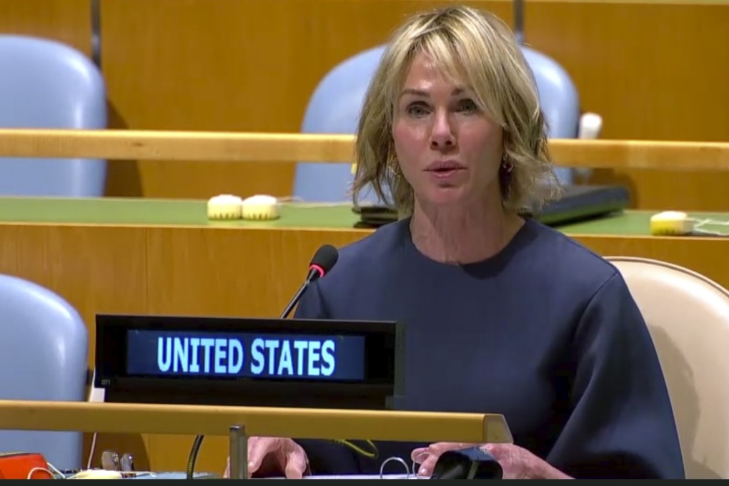 US ambassador to the United Nations Kelly Craft has been vocal in her support for Taiwan. Photo: UNTV via AP