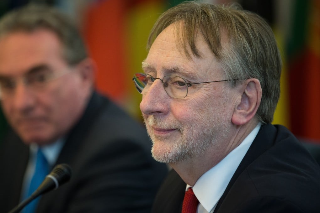 “The situation in Hong Kong is followed closely by parliamentarians,” said Bernd Lange, chair of the European Parliament’s International Trade Committee, which will review the EU-China investment deal reached last week. Photo: EPA-EFE