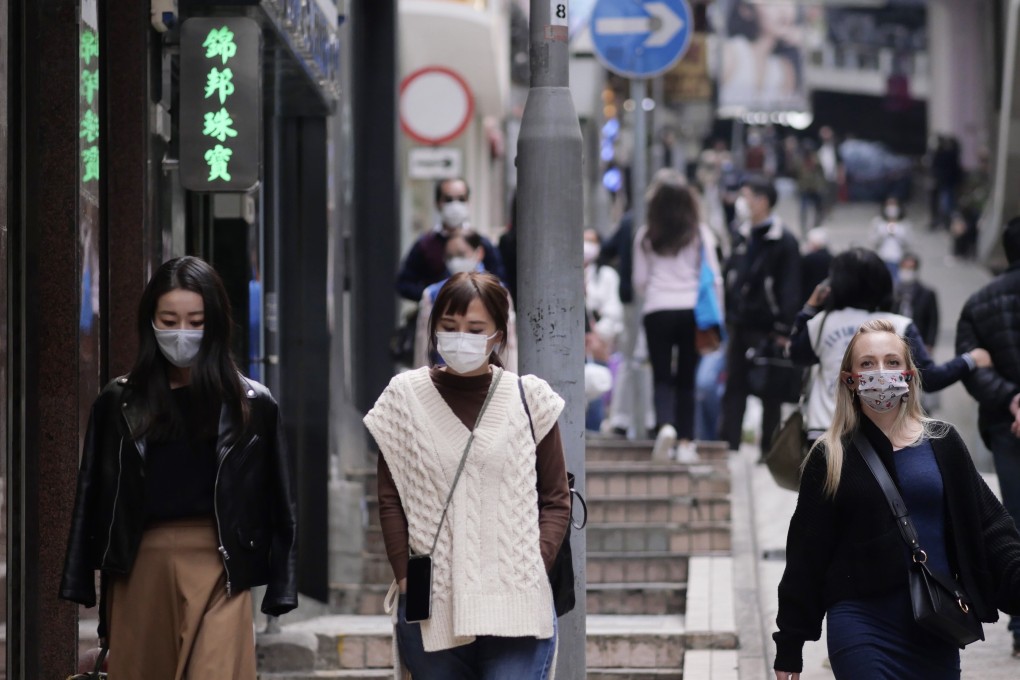 Hong Kong has seen a downward trend in Covid-19 infections, but strict control measures are still in place. Photo: Xinhua