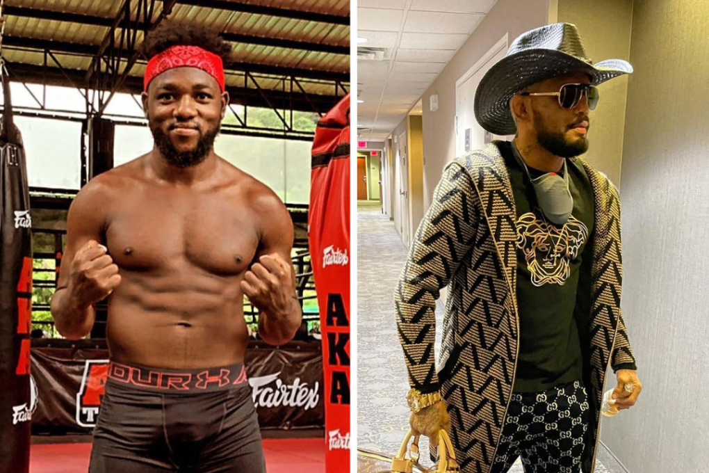 Manel Kape and Deiveson Figueiredo, in images posted to their official Instagram accounts.