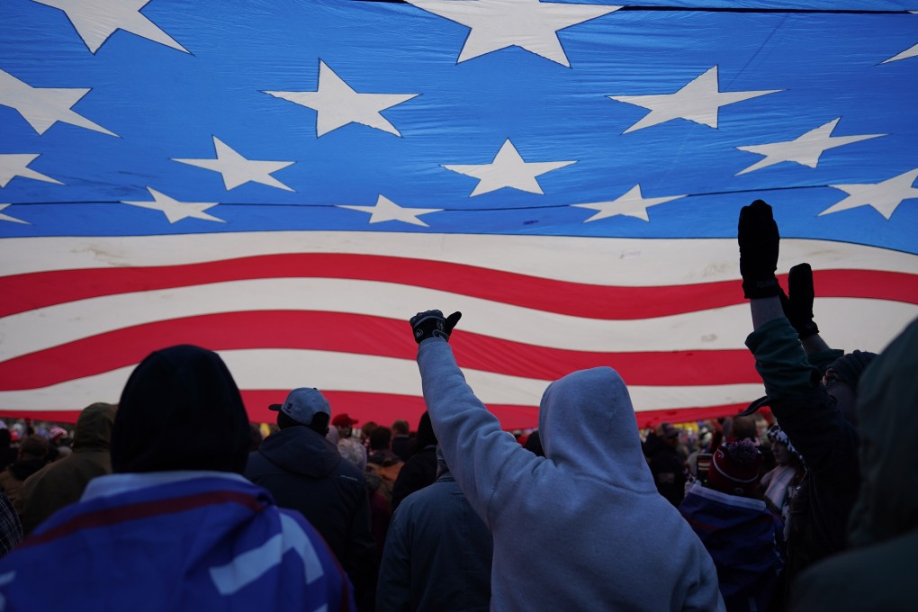 Protesters gather in Washington, DC on January 6, fuelled by President Donald Trump’s continued claims of election fraud. Photo: Los Angeles Times / TNS