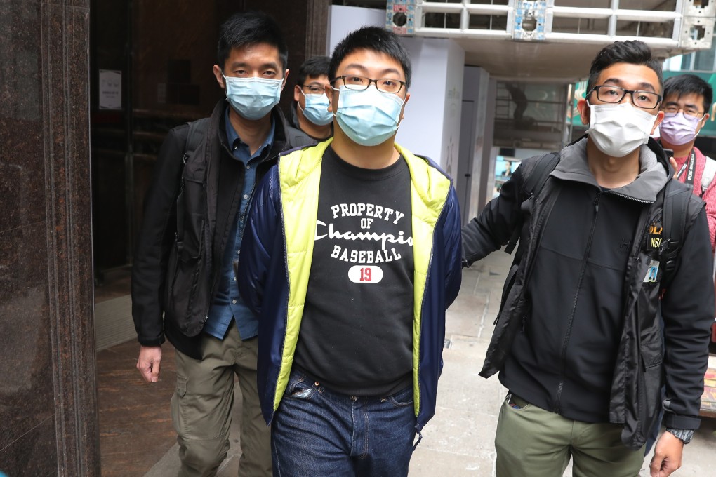 Sai Kung District Council chairman Chung Kam-lun was among 53 people arrested under Hong Kong’s national security law. Photo: May Tse