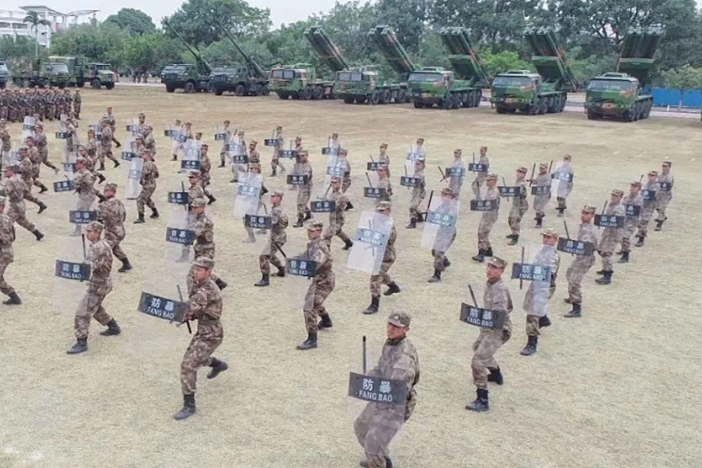 The PCL-191 was seen in the background of an artillery brigade training session of an artillery brigade in Guangdong province, according to photos published by the 74th Group Army. Photo: Weibo