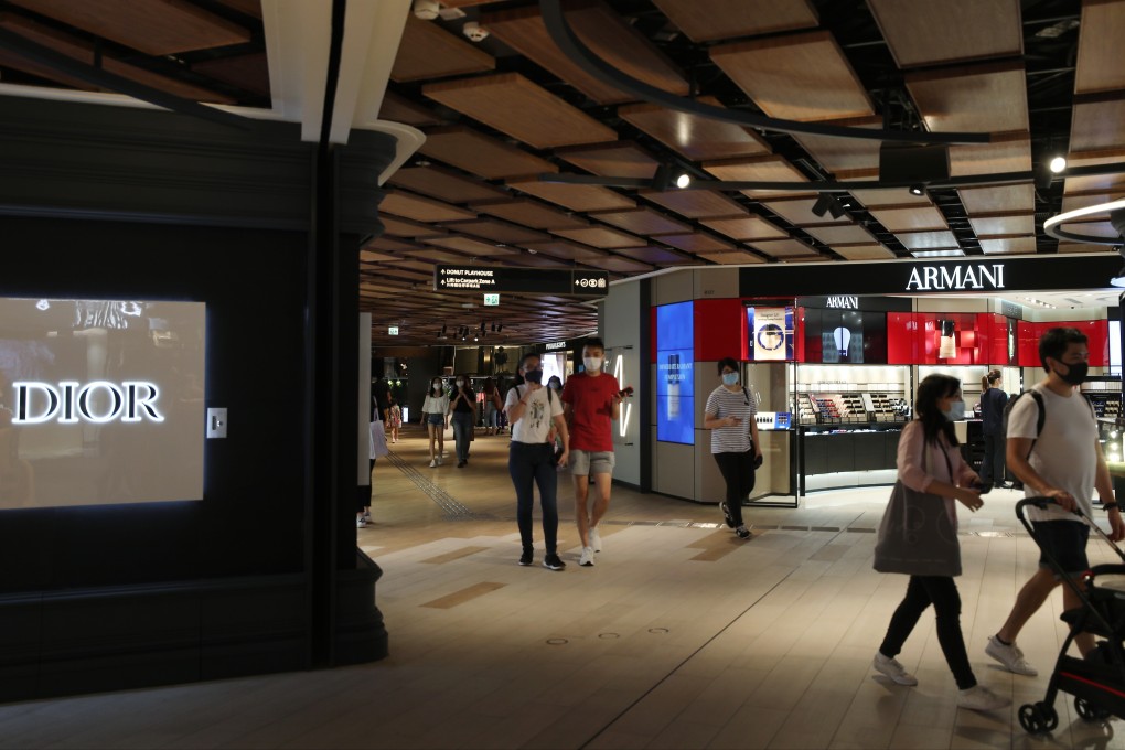Shoppers seen at K11 Musea in Tsim Sha Tsui amid the third wave of coronavirus infections on 12 September 2020. Photo: Xiaomei Chen